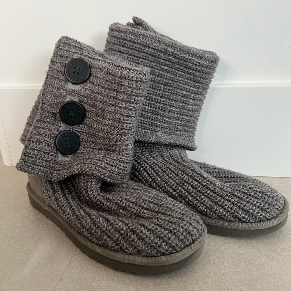 UGG Australia Classic Cardy Tall knit boots 7